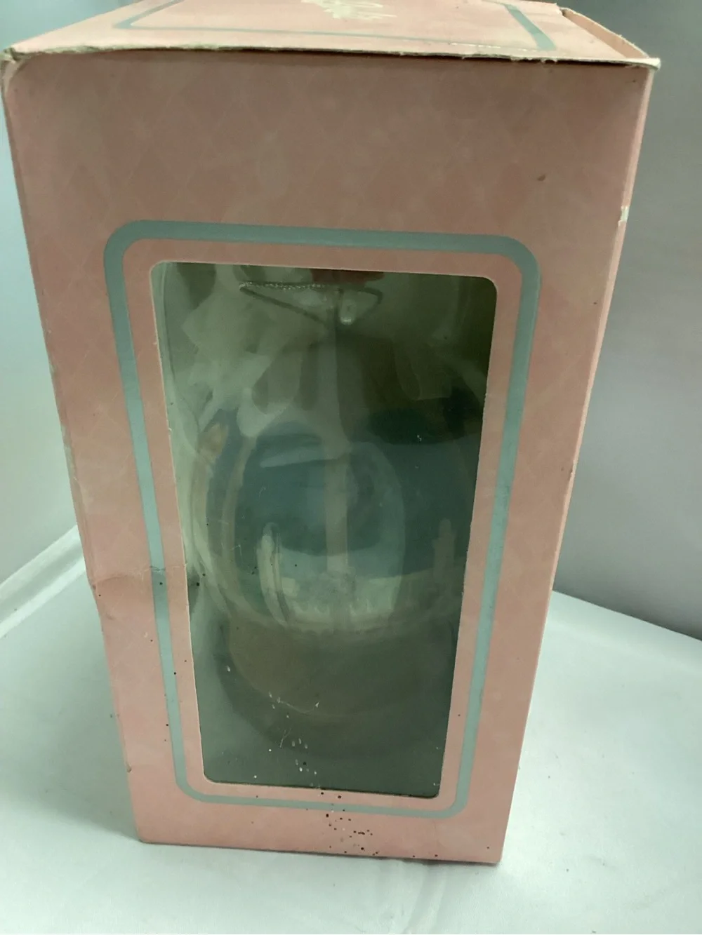 Barbie Dream Bride Pink Decoupage Ornament 4” with Wooden Stand